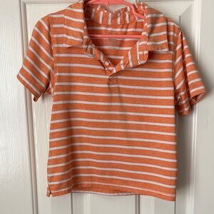 Hanna Andersson made for sun UpF Stripe Polo Shirt
